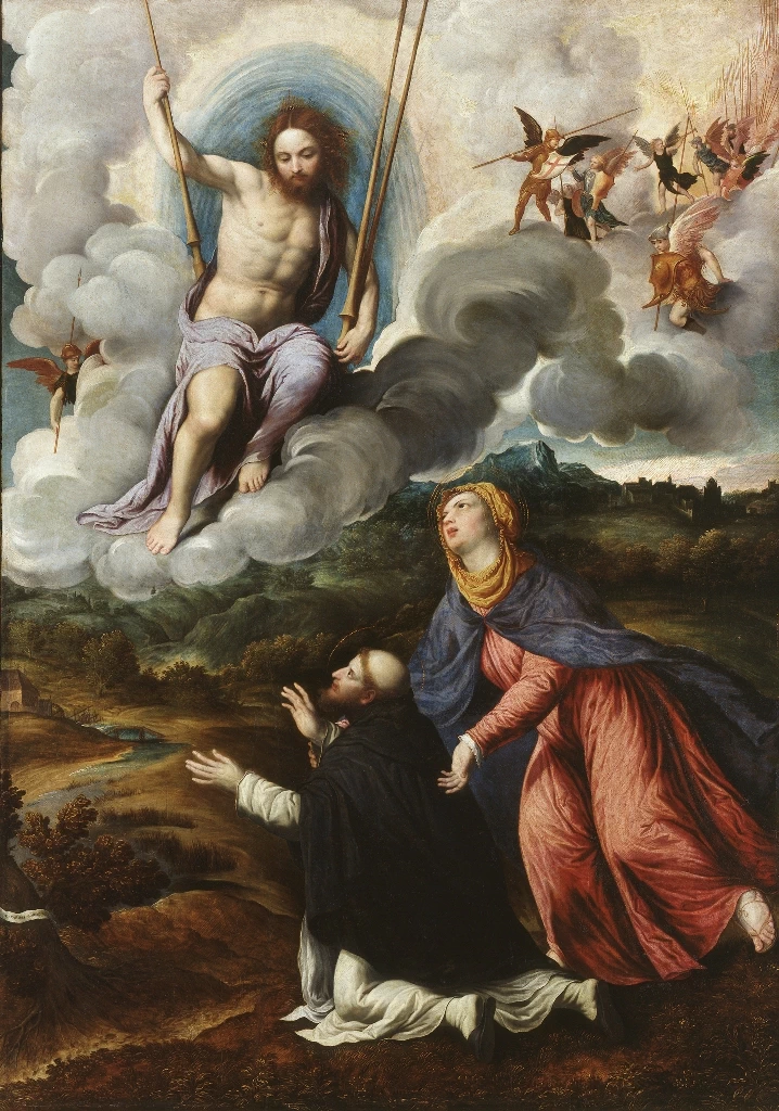 La Vergine raccomanda San Domenico al Redentore - Pinacoteca Brera, MIlano